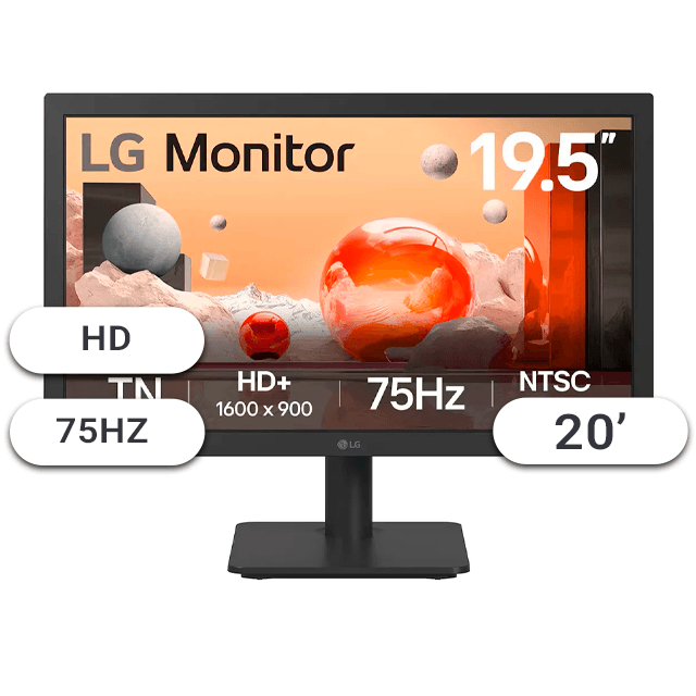 Monitor LG LED 20 20U401A 75Hz VGA/HDMI