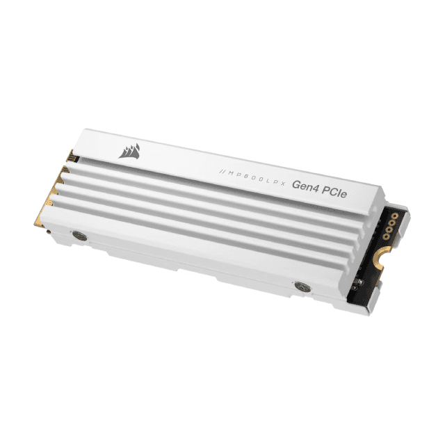 Disco SSD M2 Corsair 1Tb MP600 PRO LPX White 7100MB/s NVME PCIe Gen 4.0 x4 (PC/PS5)