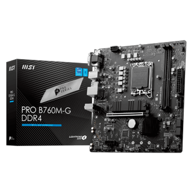 Mother MSI PRO B760M-G DDR4 (12/13/14va Gen) LGA1700