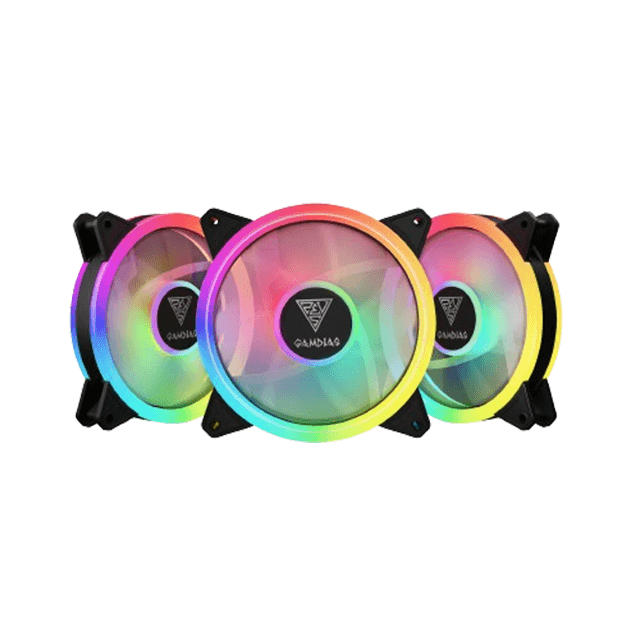 Cooler Fan KIT Gamdias Aeolus M2-1203 Lite ARGB (3x120mm + Switch)