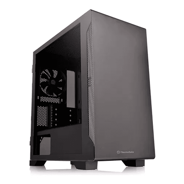 Gabinete Thermaltake S100 Templado Black 1x12cm MICRO ATX