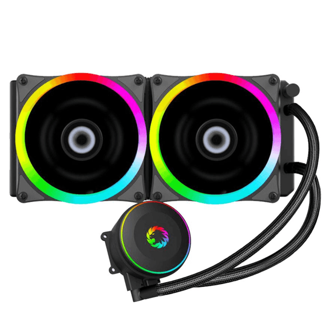 Cooler CPU Watercooler Gamemax Iceberg 240mm Rainbow Intel/AMD