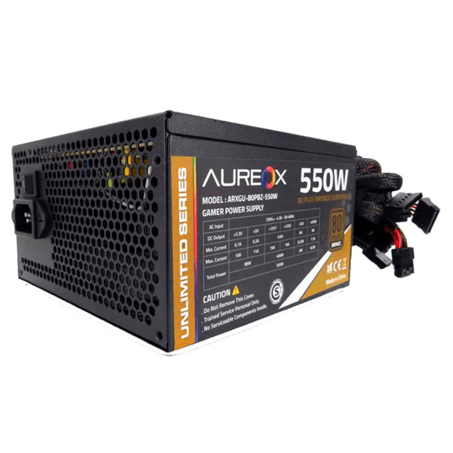 Fuente Aureox ARXGU-550W V2 550W 80 Plus Bronze