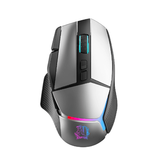 Mouse Raptor Storm Grip 9 Botones Retroiluminado 8000 DPI