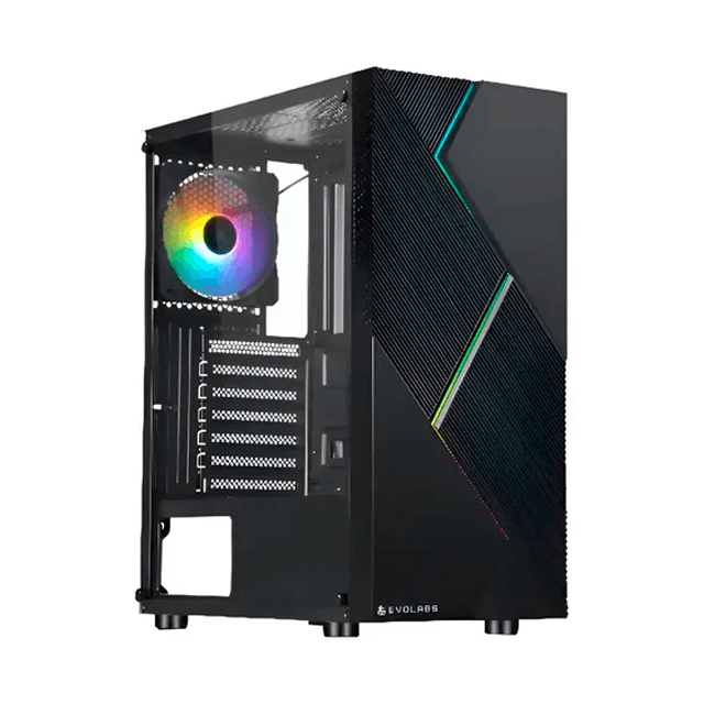 Gabinete Evolabs Bolt EVO-100A Templado 1x12cm FRGB