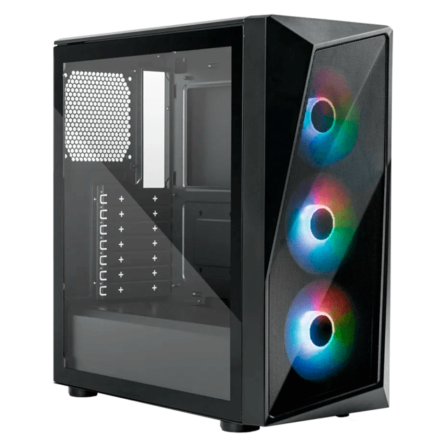Gabinete Cooler Master CMP 520 Black Mesh ARGB 3x12cm