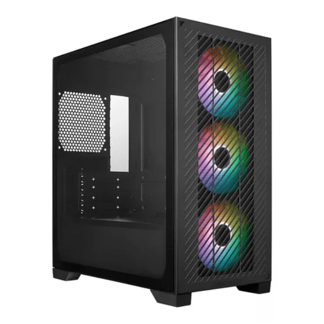 Gabinete Cooler Master Elite 301 Templado USB Type-C 3x12cm ARGB MICRO ATX