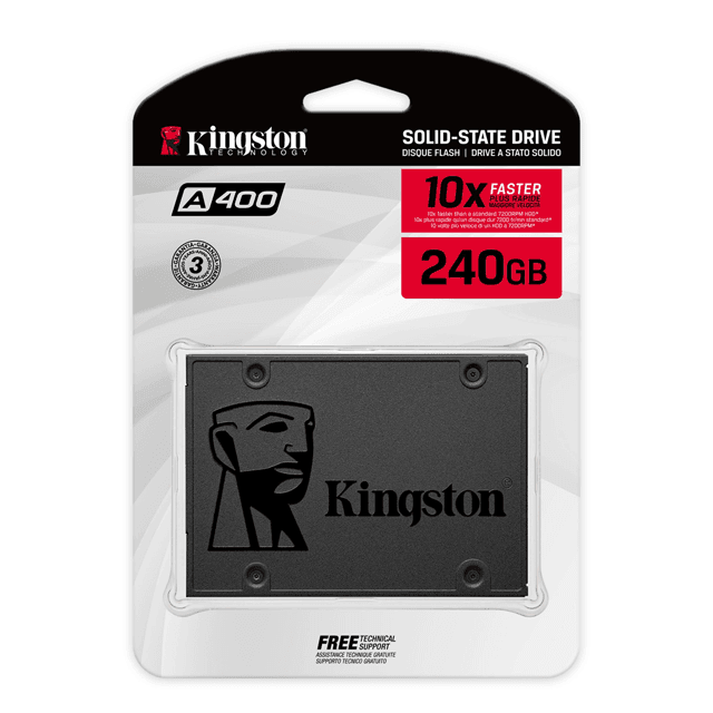 Disco SSD Kingston 240GB A400 SATA3