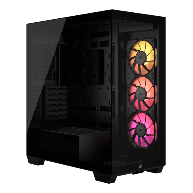 Gabinete Corsair iCUE Link 3500X Templado 3x120mm RGB