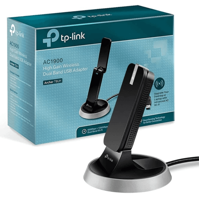 Placa de Red WiFi TP-Link Archer T9UH USB Dual Band HP AC1900