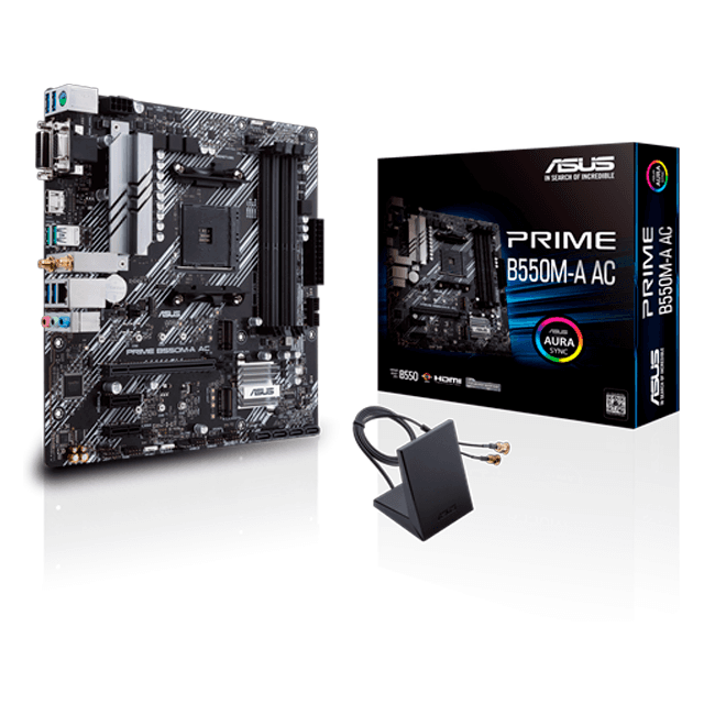 Mother ASUS PRIME B550M-A AC WIFI AM4 (3ERA/4TA/5TA GEN)