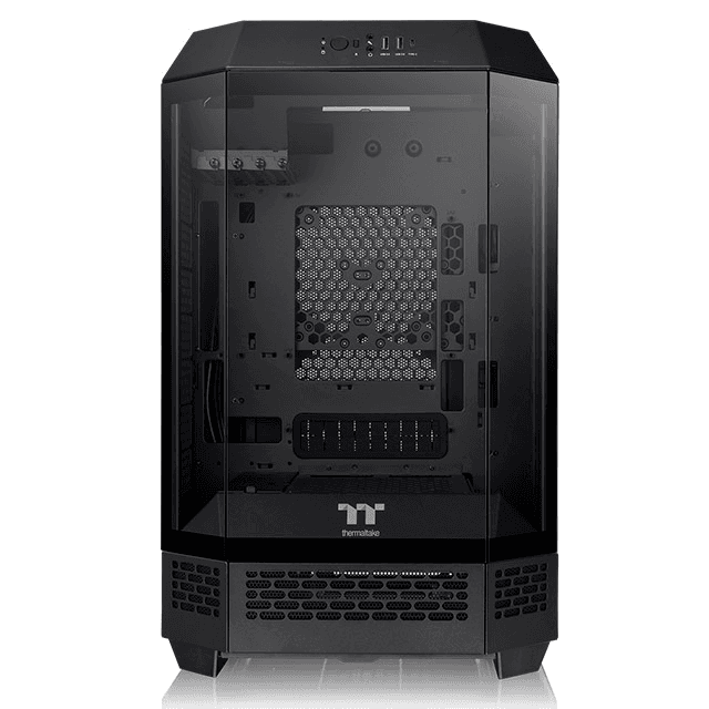 Gabinete Thermaltake The Tower 300 Templado Black ARGB 2x12cm