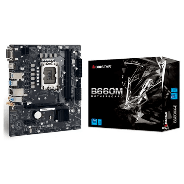 Mother Biostar B660M X-E DDR4 (12va Gen) LGA1700