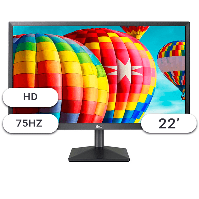 Monitor LG LED 22 22MP410 75Hz VGA/HDMI