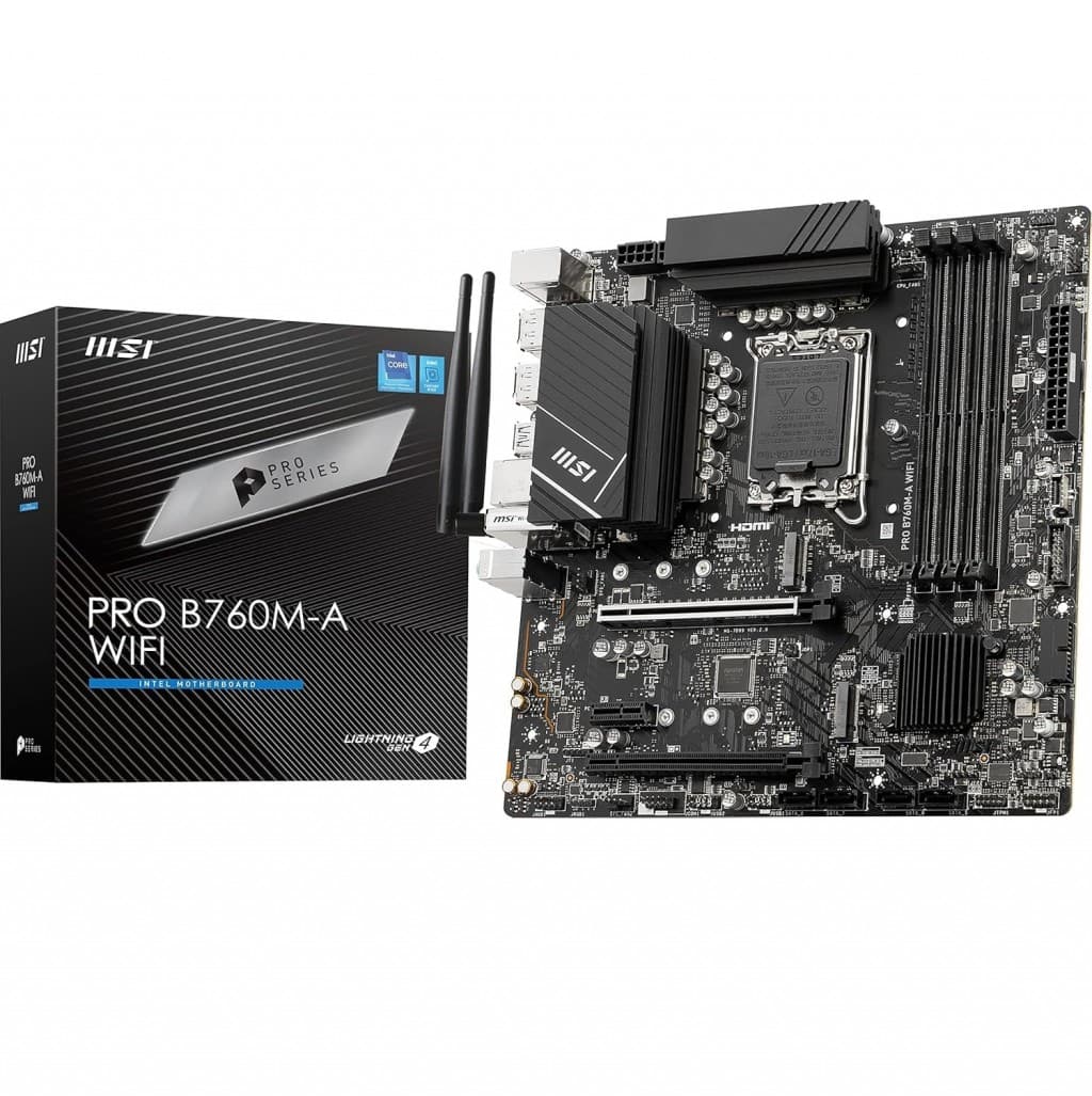 Mother MSI PRO B760M-A WIFI DDR5 (12/13/14va Gen) LGA1700