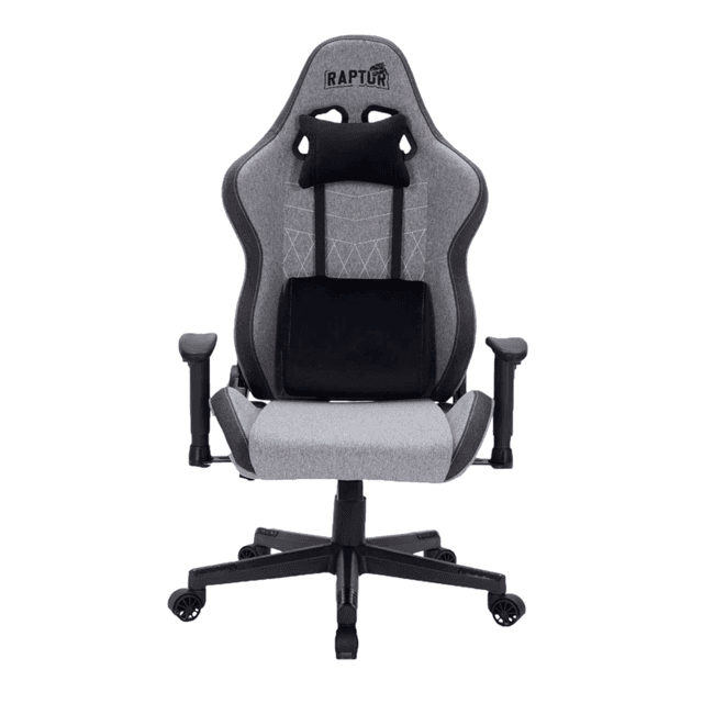 Silla Gamer Raptor Throne R1 Tela Gris
