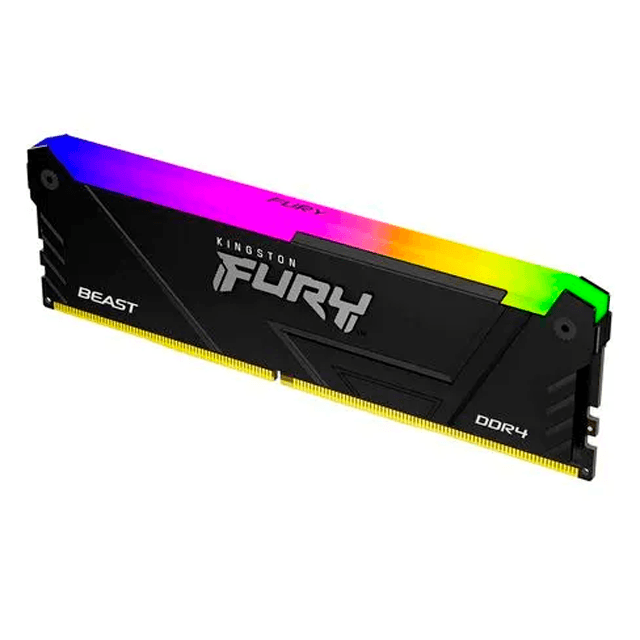 Memoria RAM Kingston 8GB DDR4 3600Mhz Fury Beast RGB