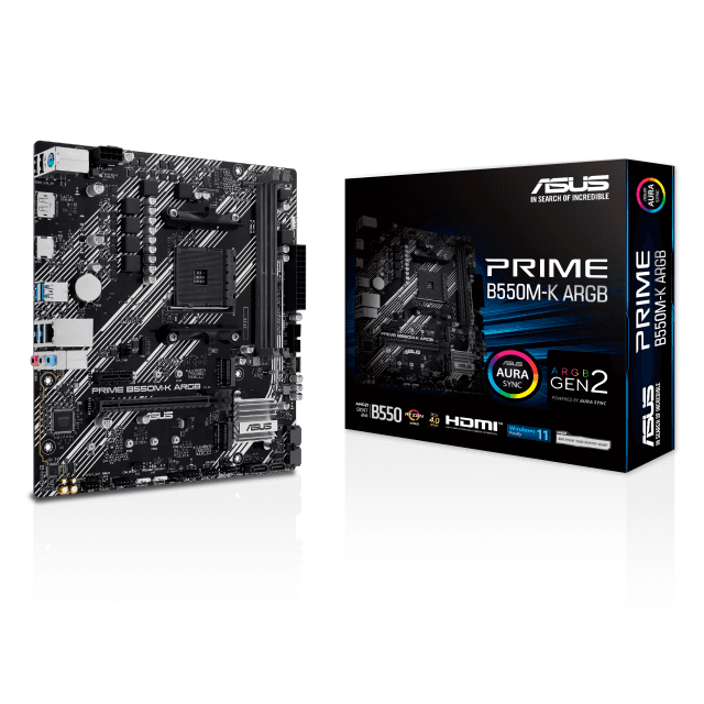 Mother ASUS PRIME B550M-K ARGB AM4 (3ERA/4TA/5TA GEN)
