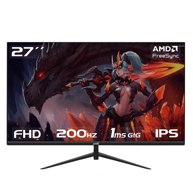 Monitor Gamer Raptor Hawk Eye 27 Frameless FHD IPS 200Hz 1Ms