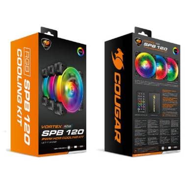 COUGAR FAN VORTEX RGB KIT X3 CF-V12SET-SPBRGB