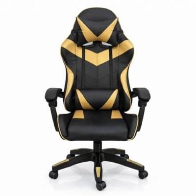 GENERICA SILLA GAMER CUERO SINTETICO BK/GOLD