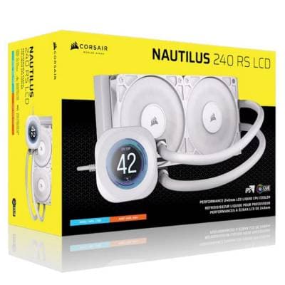 CORSAIR W.COOLER NAUTILUS 240 RS LCD WH CW-9061032-WW