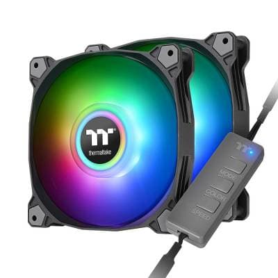THERMALTAKE COOLER PURE DUO 12 ARGB CL-F115-PL12SW-B
