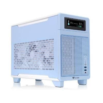 THERMALTAKE GABINETE TR100 MINI TOWER BLUE CA-11A-00SFNN-00