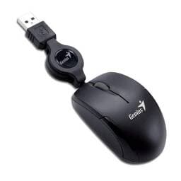 MOUSE GENIUS MICRO TRAVELER RETRACTIL USB NEGRO