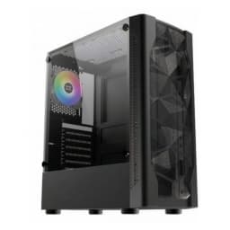 GABINETE XIGMATEK MEDUSA ATX 1 FAN RGB CON FUENTE 450W 8P PC