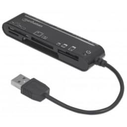 LECTOR DE MEMORIAS MANHATTAN SLIM (USB)