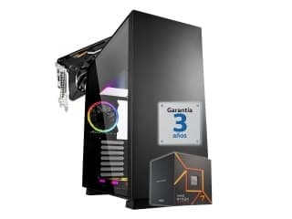 PC Gamer AMD Ryzen 7 7700 B650m Am5 Ram 32Gb Ddr5 Nvme 2Tb Rtx 3070 8Gb Gddr6 Hdmi Dp Wifi Win10 64bit Español