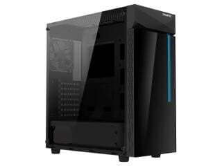 Gabinete Gamer GIGABYTE C200 Vidrio Templado Lateral 1 Fan 120mm Mid Tower