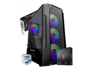Pc Gamer AMD Ryzen 5 7600 Am5 Ram 16Gb Ddr5 Nvme 1Tb Rtx 3050 8G Gddr6 Hdmi Dp Winndows 10 64bit