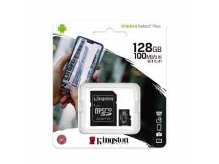 Memoria MicroSD KINGSTON 128Gb Canvas Plus 100mb/s C10