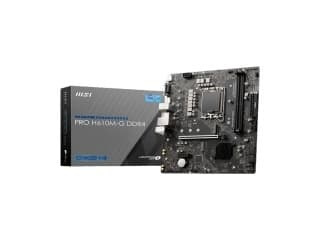Motherboard MSI H610M-S PRO Lga Socket S1700 Para Intel 12va 13va y 14va Generación