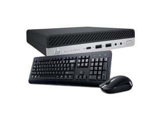 Mini Pc HP Elitedesk 800 G4 Intel Core i5 8500T - 8Gb - 240Gb - Wifi - Teclado y Mouse - Win11 Pro 64bit Español