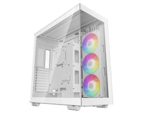 Gabinete DEEPCOOL CH780 + 3 Fanes 140mm Unidos en 420mm Blanco