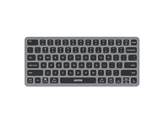 Teclado UNITEK D1092A con hub 9 en 1 PD 100W Usb-C HDMI 2.0
