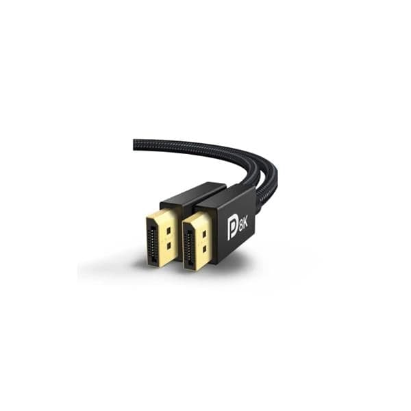 Cable Displayport a Displayport Skyway 8k 1.8mts - M/m - Mallado Premium