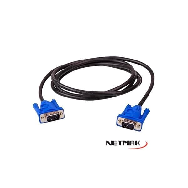 Cable Vga Netmak 5mts C18 - M/m