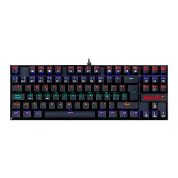 Teclado Mecanico Redragon K552 Kumara 2 Rainbow Red Switches - Español