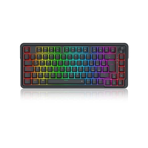 Teclado Mecanico Inalámbrico 75% Redragon Ucal Pro K673 Rgb Switch Red Triple Conexión Black - Sp