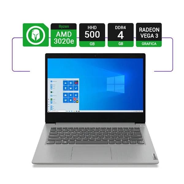 Outlet- Notebook Lenovo Ideapad 3 15ada05 15.6" Amd 3020e 4gb Ram 500gb Hdd W10