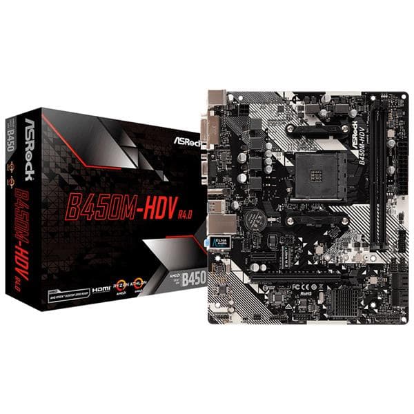 Motherboard Asrock B450m Hdv r4.0 Am4