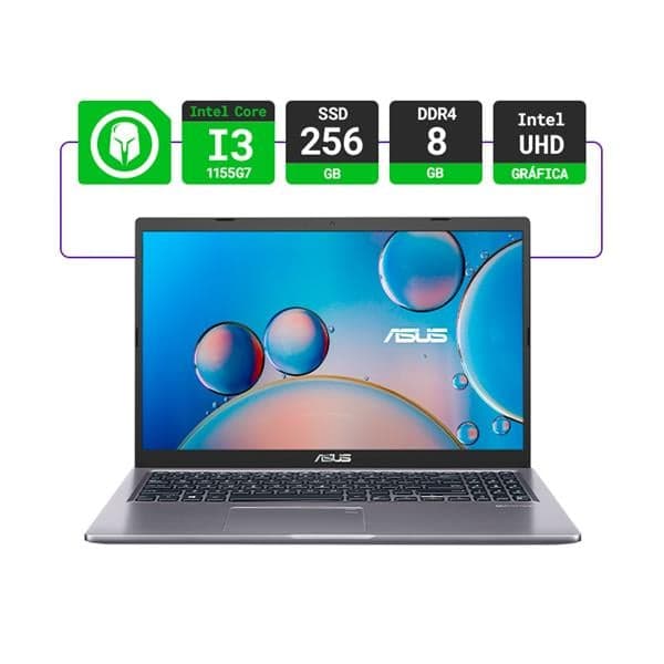 Notebook Asus X515ea 15.6" Intel I3 1115g4 8gb Ram 256gb Ssd Freedos