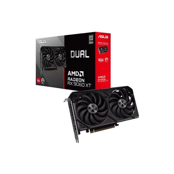 Placa de Video Amd Radeon Asus Rx 9060 Xt Dual 16gb Gddr6