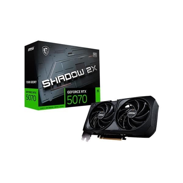 Placa de Video Msi Nvidia Geforce Rtx 5070 Shadow 2x 12gb Oc Gddr7