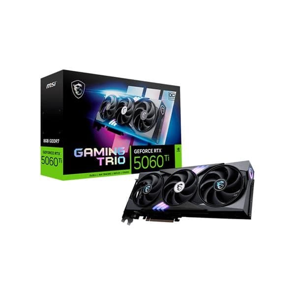 Placa de Video Msi Nvidia Geforce Rtx 5060 Ti Gaming Trio Oc 8gb Gddr7