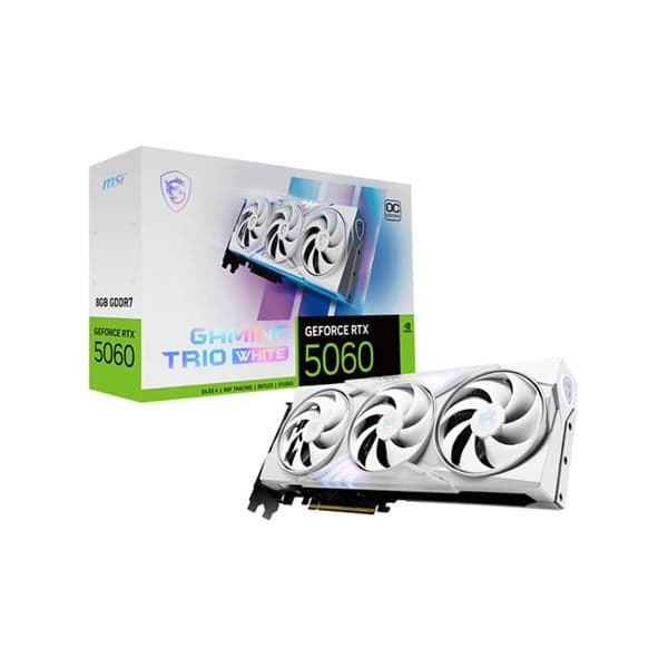 Placa de Video Msi Nvidia Geforce Rtx 5060 Gaming Trio Oc 8gb White Gddr7